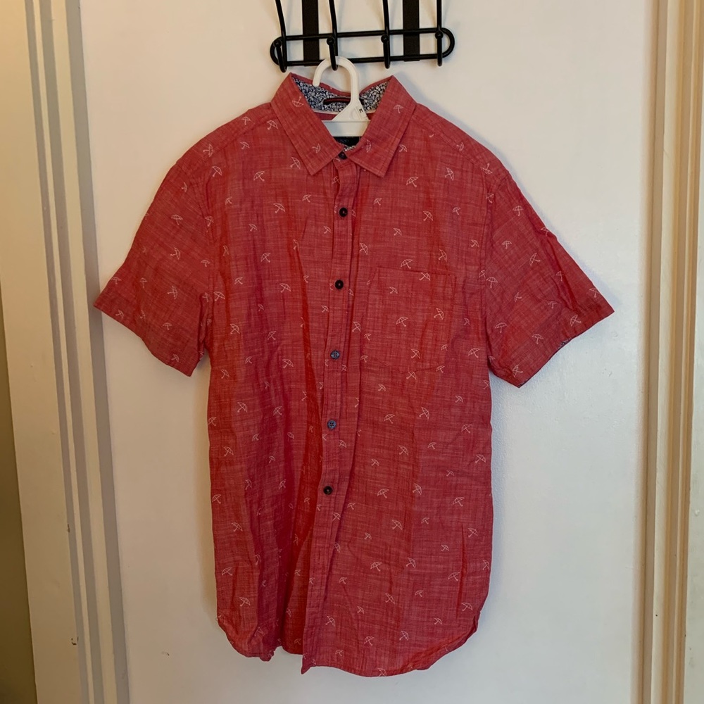 Fun, Red Collared Shirt
